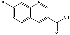 7-hydroxyquinoline-3-carboxylic acid Struktur