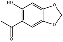 1-(6-羟基苯并[D][1,3]二氧戊环-5-基)乙烷-1-酮, 66003-50-7, 结构式