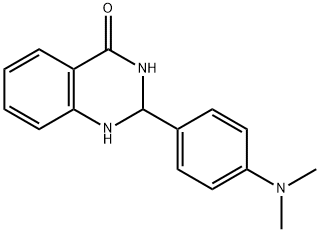 2-[4-(DIMETHYLAMINO)PHENYL]-2,3-DIHYDRO-4(1H)-QUINAZOLINONE, 66181-66-6, 结构式