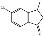5-氯-3-甲基-2,3-二氢-1H-茚-1-酮, 66248-97-3, 结构式