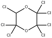 2,2,3,3,5,5,6-Heptachloro-1,4-dioxane Structure