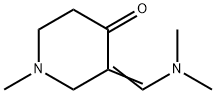 3-((二甲氨基)亚甲基)-1-甲基哌啶-4-酮 结构式