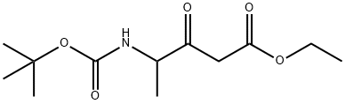 ethyl 4-(tert-butoxycarbonyl)-3-oxopentanoate Struktur