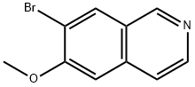 7-溴-6-甲氧基异喹啉, 666735-07-5, 结构式