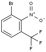 1-溴-2-硝基-3-(三氟甲基)苯,668-28-0,结构式