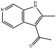 1-(2-Methyl-1H-pyrrolo[2,3-c]pyridin-3-yl)ethanone Structure