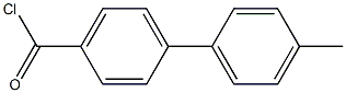 4'-甲基联苯-4-甲酰氯 结构式