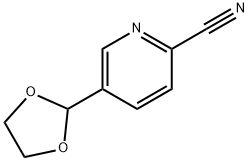 5-[1,3]Dioxolan-2-yl-pyridine-2-carbonitrile Struktur