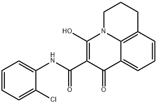 N-(2-chlorophenyl)-3-hydroxy-1-oxo-1,5,6,7-tetrahydropyrido[3,2,1-ij]quinoline-2-carboxamide Structure