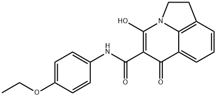 N-(4-ethoxyphenyl)-4-hydroxy-6-oxo-2,6-dihydro-1H-pyrrolo[3,2,1-ij]quinoline-5-carboxamide Structure