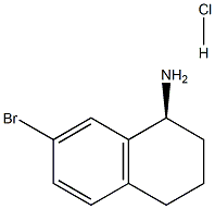(S)-7-溴-1,2,3,4-四氢-萘-1-胺盐酸盐, 676133-24-7, 结构式