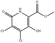 Methyl 4,5-dichloro-3-hydroxy-6-oxo-1,6-dihydropyridine-2-carboxylate Structure
