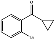2-ブロモフェニルシクロプロピルケトン 化学構造式