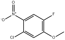 1-Chloro-4-fluoro-5-methoxy-2-nitro-benzene Structure