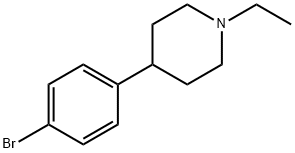 4-(4-Bromo-phenyl)-1-ethyl-piperidine Struktur