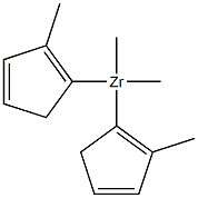 Dimethylbis(methylcyclopentadienyl)zirconium, 98%, 68193-38-4, 结构式