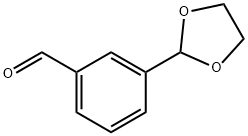 3-(1,3-ジオキソラン-2-イル)ベンズアルデヒド 化学構造式