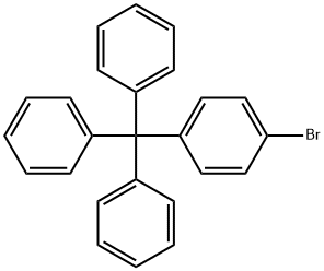 1-Bromo-4-trityl-benzene Struktur