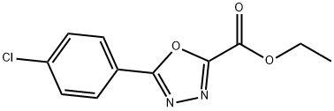 Ethyl 5-(4-chlorophenyl)-1,3,4-oxadiazole-2-carboxylate
