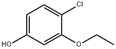 3-エトキシ-4-クロロフェノール 化学構造式