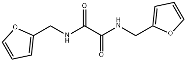 N1,N2-二(呋喃-2-基甲基)氧醛酰胺 结构式