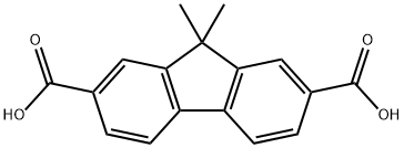 9,9-dimethyl-9H-fluorene-2,7-dicarboxylic acid Structure