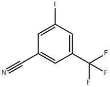 3-iodo-5-(trifluoromethyl)benzonitrile Struktur