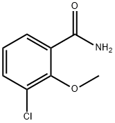 3-Chloro-2-methoxybenzamide Struktur