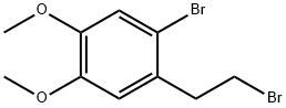 1-bromo-2-(2-bromoethyl)-4,5-dimethoxy-benzene
 Structure