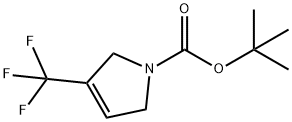 tert-butyl 3-(trifluoromethyl)-2,5-dihydro-1H-pyrrole-1-carboxylate, 693826-97-0, 结构式