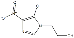 2-(5-chloro-4-nitro-1H-imidazol-1-yl)ethan-1-ol 结构式