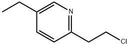 2-(2-chloro-ethyl)-5-ethyl-pyridine Struktur