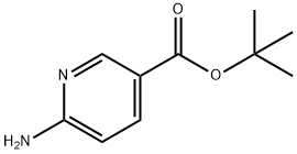 6-氨基吡啶-3-羧酸叔丁酯, 69879-20-5, 结构式