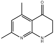 2,3-dihydro-5,7-dimethyl-1,8-naphthyridin-4(1H)-one Struktur