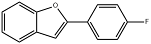 2-(4-氟苯基)苯并呋喃, 69976-38-1, 结构式