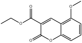 Ethyl 5-methoxy-2-oxo-2H-chromene-3-carboxylate Struktur