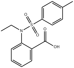 N-ETHYL-N-(P-TOLUENESULFONYL)ANTHRANILIC ACID Struktur