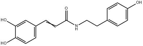 3-(3,4-Dihydroxyphenyl)-N-[2-(4-hydroxyphenyl)ethyl]-2-propenamide Structure
