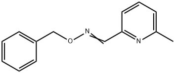 6-METHYL-2-PYRIDINEALDOXIME O-BENZYL ETHER Structure