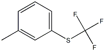m-Tolyl trifluoromethyl sulfide 化学構造式