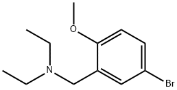[(5-Bromo-2-methoxyphenyl)methyl]diethylamine Structure