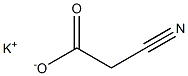 氰基乙酸钾,7062-95-5,结构式