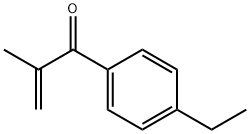 1-(4-Ethylphenyl)-2-methyl-2-propen-1-one Struktur