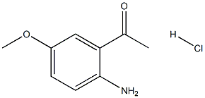 2-氨基-5-甲氧基苯乙酮盐酸盐,70945-40-3,结构式