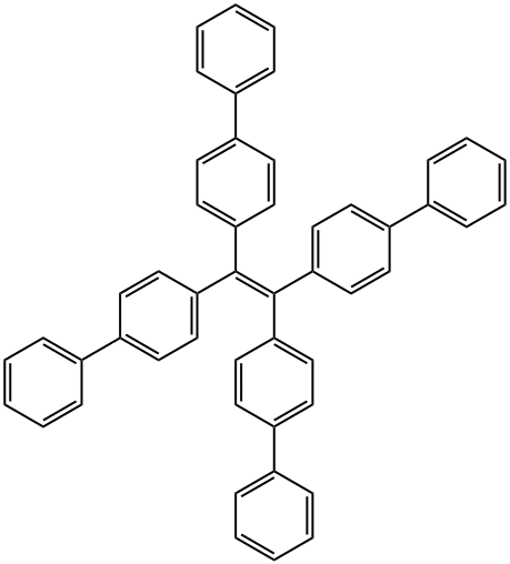 1,1,2,2-tetra(biphenyl-4-yl)ethene Structure