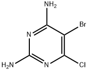 5-bromo-6-chloropyrimidine-2,4-diamine Structure