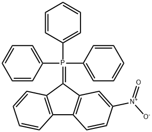 (2-NITRO-9-FLUORENYLIDENE)TRIPHENYLPHOSPHORANE Struktur