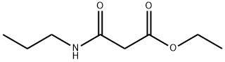 3-oxo-3-(propylamino)Propanoic acid ethyl ester 化学構造式