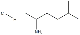 5-甲基-2-己胺盐酸盐,71776-71-1,结构式