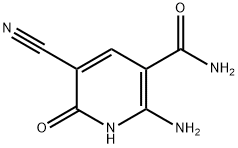 2-amino-5-cyano-6-hydroxynicotinamide Structure